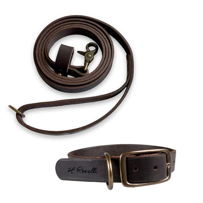 Roselli Dog leash set, with hand loop