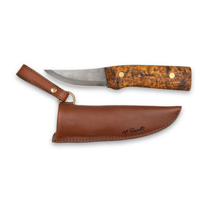 Hunting knife full tang, dark handle
