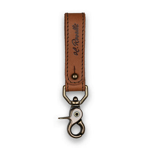 Roselli's Finnish handmade belt loop that attaches to your belt to help hold leashes, keys, mugs or gloves. 