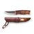Hamnade Finnish hunting knife from Roselli with exclusive details of reindeer antler